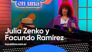 Julia Zenko y Facundo Ramírez en Estamos en Una