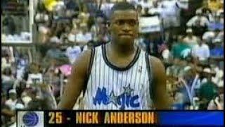 1995 NBA Finals Game 1– Nick Anderson 4 Missed Free Throws, Hakeem Game Winner in OT