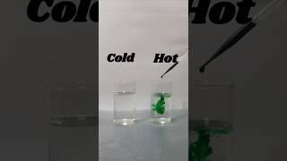 #Why Food Colour Mix Quickly in Hot Water than Cold Water #shorts