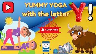 Letter Y Song  | Learn the Alphabet with Yawning Yaks, Yoga, & Yummy Yogurt | ABC Kids Learning!