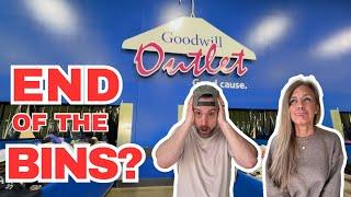 Goodbye Bins?  Thrifting The Goodwill Bins Is Changing As We Know It!  Reselling Online