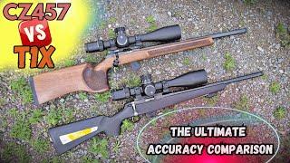 BEST Precision Rimfire: TIKKA T1X VS CZ457  The Complete Accuracy Comparision