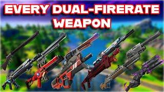 Ranking EVERY DUAL-FIRERATE WEAPON In FORTNITE HISTORY From WORST To BEST