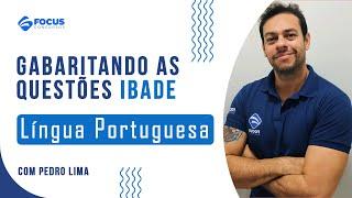 GABARITANDO AS QUESTÕES IBADE | Português com Pedro Lima