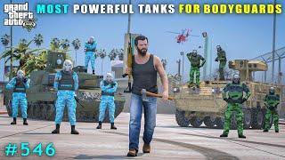 Michael Committed Powerful Tanks Robbery For Bodyguards | Gta V Gameplay