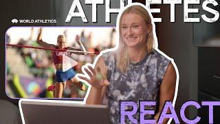 Katie Moon reacts to winning the world title in front of a home crowd | Athletes React