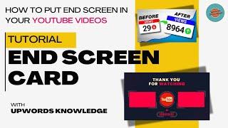 How to Add End Screen & i Button in YouTube Videos | YouTube Video Par End Screen Kaise lagaye |