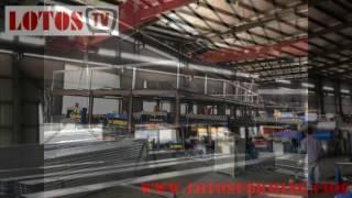 lotos roll forming machine in customer workshop