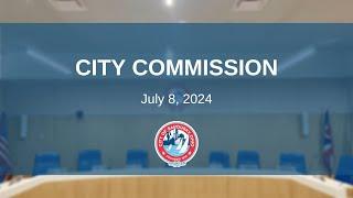 City Commission Meeting - July 8, 2024