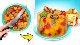 How To Bake Delicious Jelly Cheesecake And Watermelon Cake 