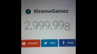 XtremeGamez hits 3 million subscribers!