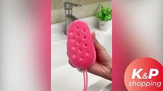 Силиконовая мочалка для душа Bubble Bath Brush