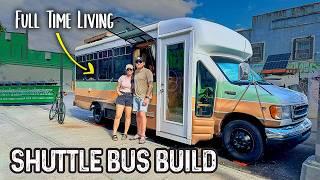 FULL-Timers Superb Cottage Style Shuttle Bus Camper Conversion - Full Tour