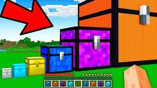 ¿QUÉ HAY DENTRO DE LOS COFRES DE MATERIALES MAS LARGOS TODO MINECRAFT? 