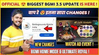 3.5 Update  Bgmi New Update All Changes | Bgmi New Event | Bgmi 3.5 Update | Bgmi Home Mode