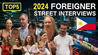 Top 5 Foreigner Street Interviews of 2024 | Cebu, Philippines Highlights