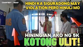 PULIS NA-NGOTONG NG 5K PARA DAW MAS MABABA ANG BAYARAN TAPOS WALA NAMAN PALA VIOLATION ANG RIDER