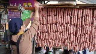 Amazing Sausage Falls! Taiwanese Street Food