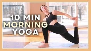 10 min Morning Yoga Flow (ALL LEVELS - NO PROPS)