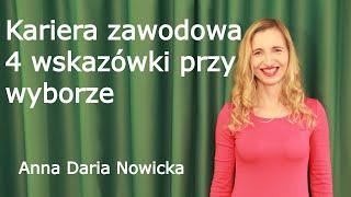 Kariera zawodowa – 4 wskazówki przy wyborze