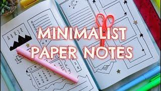 PAPER NOTES IDEAS MINIMALIST BULLET JOURNAL IDEAS  BLACK & WHITE DOODLE FRAMES