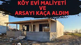 KÖY EVİ YAPIMI || MÜSTAKİL EV MALİYETİ || ARSAYI KAÇA ALDIM #müstakil #inşaat #müstakilev #köy