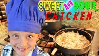 Kid Size Cooking: Sweet & Sour Chicken