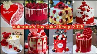 Easy Simple Valentine's Day Cake Designs 2025/ValentineDay Cake Decorating Ideas/ New Cake Designs