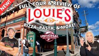 Louie's Italian Restaurant at Universal Studios Orlando: FULL Tour & Review: Pizza, Pasta, & More