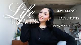 GRWM (very chatty) ️/ health update, PODCAST, novel updates + new makeup!