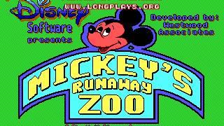 Amiga 500 Longplay [144] Mickey's Runaway Zoo