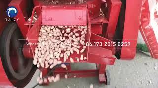 High efficient peanut sheller machine removing groundnut shell thresher machine for  peanut