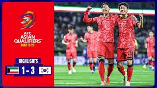 쿠웨이트 대 한국 1-3 하이라이트 | FIFA 월드컵 2026 아시아 예선 (AFC)