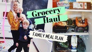 Family Weekly Shop & Meal Plan - Vegetarian Swap Grocery Haul!  SJ STRUM