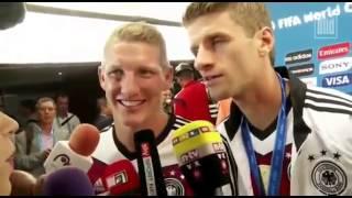 Thomas Müller: Brilliant interview World Cup 2014