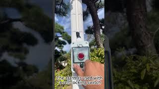 Outdoor high-decibel safety emergency one-button alarm siren#alarmsystem #security