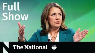 CBC News: The National | Danielle Smith leaked call, AI concerns, McIntosh sisters