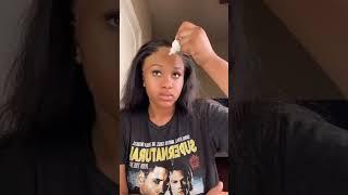 Part 1 Low Hairline Wig Install | 13x6 HD Lace Straight Wig ....  #shorts