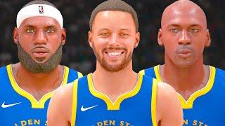 What If LeBron, Curry, and Jordan Played Together?