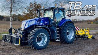 Let‘s Drive New Holland T8.435 | Dicker Bolide vorm Bednar Terraland | Bauer Struck in UHD