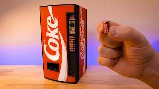 FUNCTIONAL 1:6 Scale Soda Machine Mini Fridge