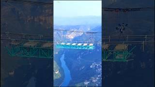 WORLD'S MOST UNBELIEVABLE BRIDGE CONSTRUCTION || HUAJIANG CANYON BRIDGE贵州花江峡谷大桥#engineering #amazing