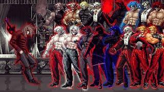 [KOF Mugen] Remus Vs 16 Ultimate Bosses Rugal Team