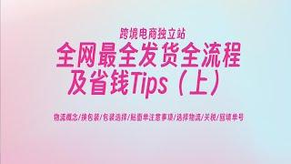 跨境电商独立站全网最全发货全流程及省钱Tips：物流概念/换包装/包装选择/贴面单注意事项/选择物流/关税/回填单号等（上）