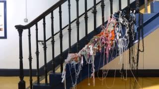 Katie Hughes Yarnbombing Installation