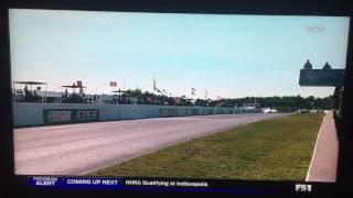 NASCAR Camping World Truck Series wild finish in Canada 9-4-16! Nemechek wrecks Custer