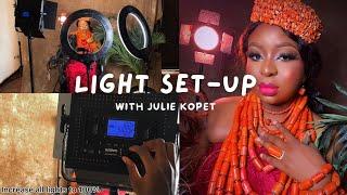 How to setup your light for the perfect picture/video.(LED 660, YN216, 18inches ringlight)