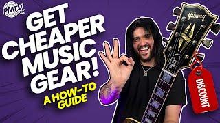 How To Save Money On Your NEW Guitar! Or Really... Any Musical Equipment!