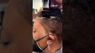 Short Natural Hair Cut and Style (Wash & Go)