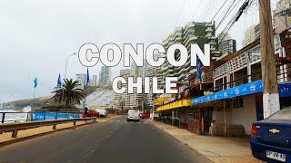 Concon, Chile - Driving Tour 4K